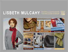 Tablet Screenshot of lisbethmulcahy.com